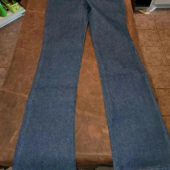 Wrangler Jeans NWT 936DEN Slim Cowboy Cut Rigid Indigo Raw 14.75 oz. Denim - Picture 3 of 6